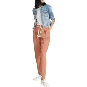 Veronica Beard Karter Crop Pants, Size 10, Mocha NWT